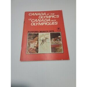 1972 Sapporo Munich Olympics TEAM CANADA TEAM  MEDIA  REPORT